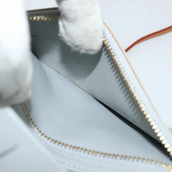 LOUIS VUITTON Monogram Vernis Walker Wallet Gris M91031 LV Auth 141125 - Picture 10 of 16